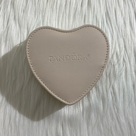 PANDORA PINK HEART BOX BRACELET STORAGE CASE - Picture 4 of 15
